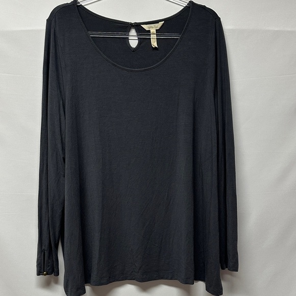 Matilda Jane Tops - Matilda Jane Women's Plus XXL Gray Scoop Neck Long Sleeve Tunic